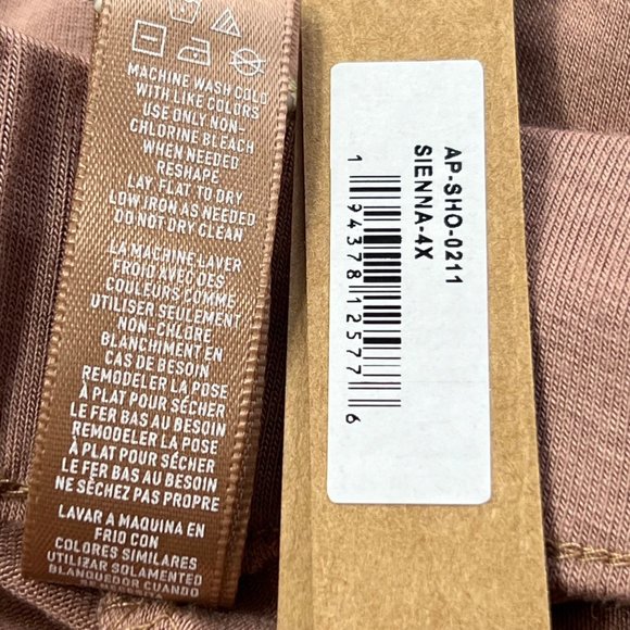 SKIMS Sleep Short Sienna Women 4X - Picture 9 of 11